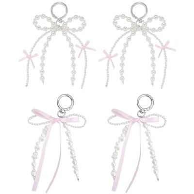 GTYHH 4 Stuks Strik Kralen Sleutelhanger Elei Mode Sleutelhanger Ambachten Accessoires Creatieve Decoratie Met Strik Hangers Tassen Hangers Roze Taglia Unica Modern, Roze, Modern GTYHH 4 Stuks Strik Kralen Sleutelhanger Elei Mode Sleutelhanger Ambachten Accessoires Creatieve Decoratie Met Strik Hangers Tassen Hangers Roze Taglia Unica Modern, Roze, Modern