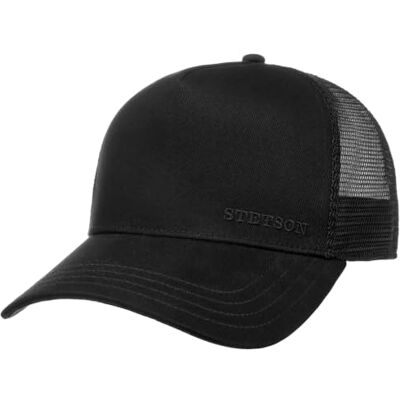 Stetson Classic Cotton Trucker Cap Trucker Cap Heren / Vrouwen Basecap met katoen One Size 56-60 cm Mesh Cap voorjaar/zomer Honkbalpet, klassiek zwart., 56-60 56-60 Stetson Classic Cotton Trucker Cap Trucker Cap Heren / Vrouwen Basecap met katoen One Size 56-60 cm Mesh Cap voorjaar/zomer Honkbalpet, klassiek zwart., 56-60 56-60