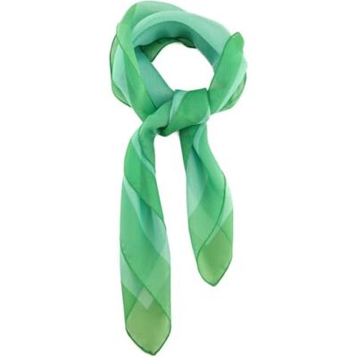 TigerTie Fijne chiffon sjaal voor dames, effen, afmetingen: 58 x 58 cm, lichtgroen/groen, nikkel, maat: ca. lengte 58 cm, breedte 58 cm Afmeting sjaaltje: ca. Lengte 58 cm, breedte 58 cm TigerTie Fijne chiffon sjaal voor dames, effen, afmetingen: 58 x 58 cm, lichtgroen/groen, nikkel, maat: ca. lengte 58 cm, breedte 58 cm Afmeting sjaaltje: ca. Lengte 58 cm, breedte 58 cm