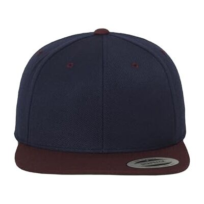 Flexfit Classic Snapback 2-Tone Cap uniseks-volwassene pet, Donkerblauw/Rood, One Size One Size Flexfit Classic Snapback 2-Tone Cap uniseks-volwassene pet, Donkerblauw/Rood, One Size One Size