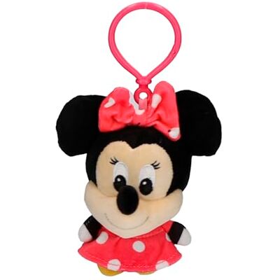 CERDÁ LIFE'S LITTLE MOMENTS Minnie Mouse pluche sleutelhanger met kunststof haak Kinderaccessoire voor rugzakken, tassen en etuis, zacht, licht Officiële Disney-licentie CERDÁ LIFE'S LITTLE MOMENTS Minnie Mouse pluche sleutelhanger met kunststof haak Kinderaccessoire voor rugzakken, tassen en etuis, zacht, licht Officiële Disney-licentie