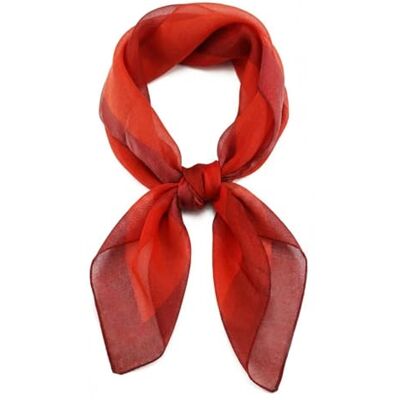TigerTie Fijne chiffon sjaal voor dames, effen, afmetingen: 58 x 58 cm, Donker rood Afmeting sjaaltje: ca. Lengte 58 cm, breedte 58 cm TigerTie Fijne chiffon sjaal voor dames, effen, afmetingen: 58 x 58 cm, Donker rood Afmeting sjaaltje: ca. Lengte 58 cm, breedte 58 cm