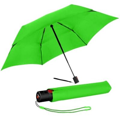 Knirps Ultra U.200 Medium Duomatic zakparaplu automatisch openen en sluiten stormbestendig winddicht, Fluorescerend Groen, Sportief Knirps Ultra U.200 Medium Duomatic zakparaplu automatisch openen en sluiten stormbestendig winddicht, Fluorescerend Groen, Sportief