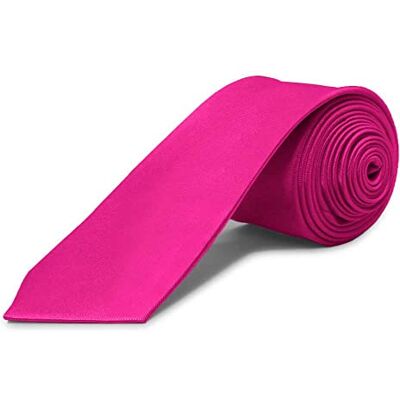 OcioDual Stropdas Heren Mode Kleur Zwart Effen Satijn Gekleed Bruiloft Casual Tie 100% Polyester, Fuchsia Eén maat OcioDual Stropdas Heren Mode Kleur Zwart Effen Satijn Gekleed Bruiloft Casual Tie 100% Polyester, Fuchsia Eén maat