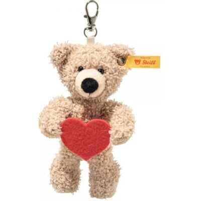 Steiff Fynn teddybeer hanger 12 cm beige Love knuffelige pluche sleutelhanger met rood vilten hart geluksbrenger ideaal cadeau-idee machinewasbaar Steiff Fynn teddybeer hanger 12 cm beige Love knuffelige pluche sleutelhanger met rood vilten hart geluksbrenger ideaal cadeau-idee machinewasbaar