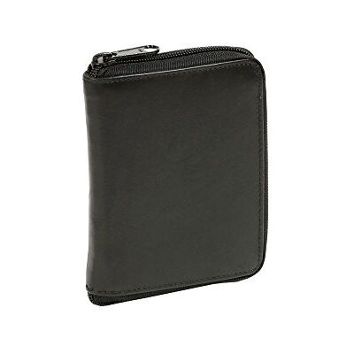 LEAS RFID-portemonnee met vak met ritssluiting, echt leer, zwart Special Edition, zwart, 13 x 10 cm LEAS RFID-portemonnee met vak met ritssluiting, echt leer, zwart Special Edition, zwart, 13 x 10 cm