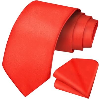 URAQT Formele en vierkante zakstropdas, 8 cm, effen, voor heren, werk, bruiloft, feest, werk (8 cm), Helder rood 2 stuks 8cm URAQT Formele en vierkante zakstropdas, 8 cm, effen, voor heren, werk, bruiloft, feest, werk (8 cm), Helder rood 2 stuks 8cm