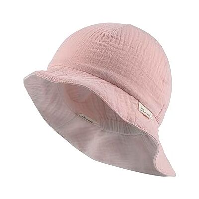 Sterntaler Wende-sonnenhut Uni Musselin omkeerbare zonnehoed, chiffon, effen, voor meisjes, Roze fluweel 47 Sterntaler Wende-sonnenhut Uni Musselin omkeerbare zonnehoed, chiffon, effen, voor meisjes, Roze fluweel 47
