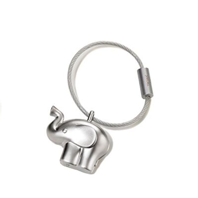 TROIKA Eenvoudige dames, zilver, 8 cm, sleutelhanger, zilver., Sleutelhanger TROIKA Eenvoudige dames, zilver, 8 cm, sleutelhanger, zilver., Sleutelhanger