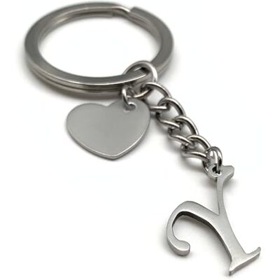 EVEMATE Sleutelhanger met hart initiële A-Z naam sleutelhanger roestvrij staal handgemaakt vriend vriendin partner auto (Y) 75mm EVEMATE Sleutelhanger met hart initiële A-Z naam sleutelhanger roestvrij staal handgemaakt vriend vriendin partner auto (Y) 75mm