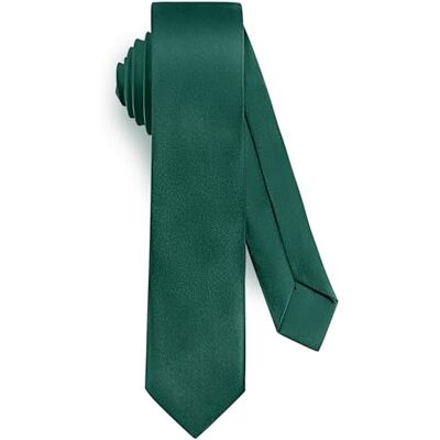 URAQT Zwarte stropdas voor heren, 5 cm, smal, verschillende kleuren beschikbaar, effen stropdas voor bruiloft, formele zaken, cadeau voor Vaderdag, 5 cm donkergroen, normale maat Taille régulière URAQT Zwarte stropdas voor heren, 5 cm, smal, verschillende kleuren beschikbaar, effen stropdas voor bruiloft, formele zaken, cadeau voor Vaderdag, 5 cm donkergroen, normale maat Taille régulière