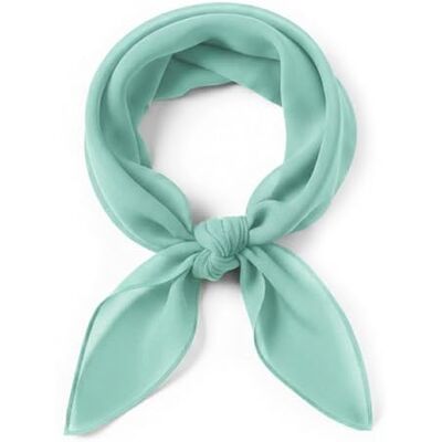 TigerTie Fijne chiffon sjaal voor dames, effen, afmetingen: 58 x 58 cm, mintgroen Afmeting sjaaltje: ca. Lengte 58 cm, breedte 58 cm TigerTie Fijne chiffon sjaal voor dames, effen, afmetingen: 58 x 58 cm, mintgroen Afmeting sjaaltje: ca. Lengte 58 cm, breedte 58 cm