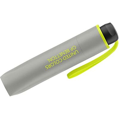 United Cuatrogotas 2018 opvouwbare paraplu, 60 centimeter, Citroengrijs, groen United Cuatrogotas 2018 opvouwbare paraplu, 60 centimeter, Citroengrijs, groen
