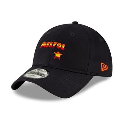 New Era MLB klassieke core baseballpet 9Twenty ongestructureerde verstelbare teamlogo hoed, Houston Astros #34812 New Era MLB klassieke core baseballpet 9Twenty ongestructureerde verstelbare teamlogo hoed, Houston Astros #34812