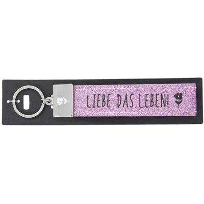 Depesche 4298-083 sleutelhanger, vilt, metalen afwerking, geel, 18,7 x 4,4 x 1 cm, Geel. Depesche 4298-083 sleutelhanger, vilt, metalen afwerking, geel, 18,7 x 4,4 x 1 cm, Geel.