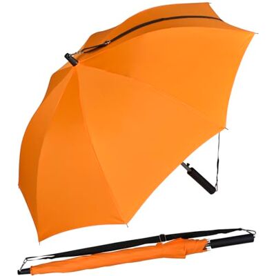 iX-brella Automatische paraplu met riem om over de schouder te dragen, oranje, 100 cm iX-brella Automatische paraplu met riem om over de schouder te dragen, oranje, 100 cm