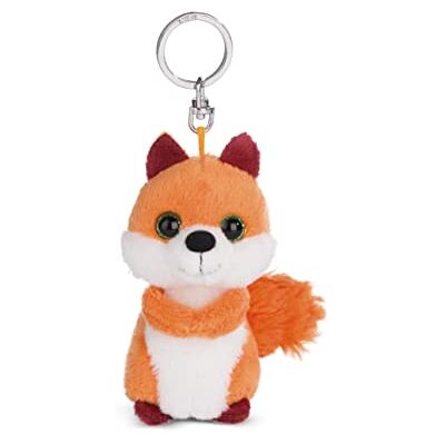 NICI Coleen Câline eekhoorn sleutelhanger 10 cm oranje Duurzame knuffeldier hanger met sleutelhanger voor sleutelkoord, sleutelring en sleutelhanger NICI Coleen Câline eekhoorn sleutelhanger 10 cm oranje Duurzame knuffeldier hanger met sleutelhanger voor sleutelkoord, sleutelring en sleutelhanger