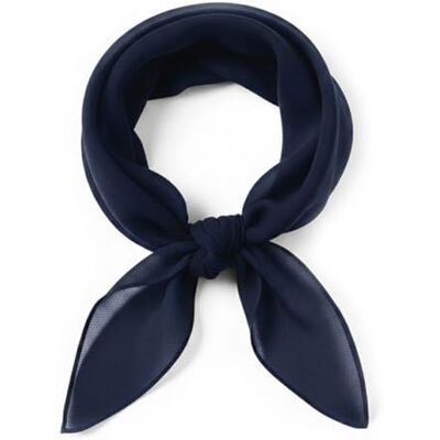TigerTie Fijne chiffon sjaal voor dames, effen, afmetingen: 58 x 58 cm, Donkerblauw Afmeting sjaaltje: ca. Lengte 58 cm, breedte 58 cm TigerTie Fijne chiffon sjaal voor dames, effen, afmetingen: 58 x 58 cm, Donkerblauw Afmeting sjaaltje: ca. Lengte 58 cm, breedte 58 cm