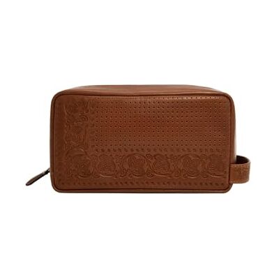 Fossil Pochette de voyage en cuir marron pour homme, MLG0803212 Fossil Pochette de voyage en cuir marron pour homme, MLG0803212