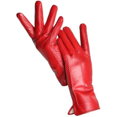FNBDDX Warme winterhandschoenen voor dames, fluweel, kort en dun, voor touchscreen, leren rijhandschoenen voor (rode standaard, 7) FNBDDX Warme winterhandschoenen voor dames, fluweel, kort en dun, voor touchscreen, leren rijhandschoenen voor (rode standaard, 7)