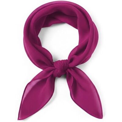 TigerTie Fijne chiffon sjaal voor dames, effen, afmetingen: 58 x 58 cm, Magenta Afmeting sjaaltje: ca. Lengte 58 cm, breedte 58 cm TigerTie Fijne chiffon sjaal voor dames, effen, afmetingen: 58 x 58 cm, Magenta Afmeting sjaaltje: ca. Lengte 58 cm, breedte 58 cm