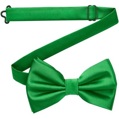 DonDon Vlinderdas voor heren, handgemaakt, zijdelook, 12 x 6 cm, vlinderdas, Groen, Eén maat Eén maat DonDon Vlinderdas voor heren, handgemaakt, zijdelook, 12 x 6 cm, vlinderdas, Groen, Eén maat Eén maat