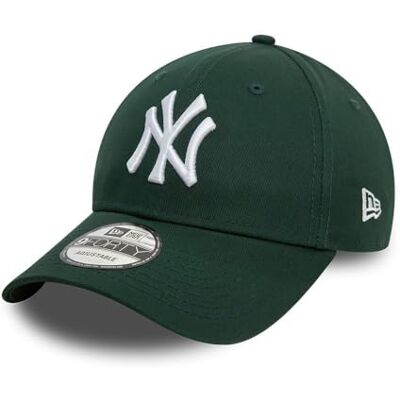 New Era New York Yankees MLB League Essential Groen Wit 9Forty verstelbare pet New Era New York Yankees MLB League Essential Groen Wit 9Forty verstelbare pet
