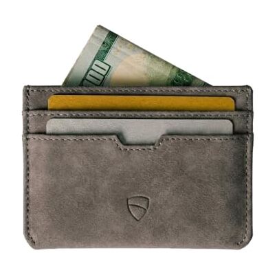 Vaultskin MOORGATE Slanke Kaarthouder Minimalistische Leren Portemonnee met RFID-Bescherming, Kaarthoes voor Bankkaarten voor de Voorzak voor Dames & Heren (Brun ouragan) Vaultskin MOORGATE Slanke Kaarthouder Minimalistische Leren Portemonnee met RFID-Bescherming, Kaarthoes voor Bankkaarten voor de Voorzak voor Dames & Heren (Brun ouragan)