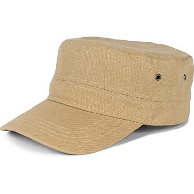 styleBREAKER Militaire honkbalpet van robuust katoenen linnen, verstelbaar, uniseks, 04023020, Khaki (stad) One Size styleBREAKER Militaire honkbalpet van robuust katoenen linnen, verstelbaar, uniseks, 04023020, Khaki (stad) One Size
