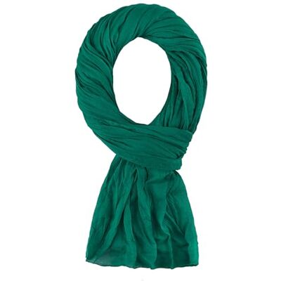 ALLEE DU FOULARD Sjaal, 100% katoen, afmetingen 200 x 110 cm, uniseks, meer dan 50 effen kleuren, Munt 110 x 200 cm ALLEE DU FOULARD Sjaal, 100% katoen, afmetingen 200 x 110 cm, uniseks, meer dan 50 effen kleuren, Munt 110 x 200 cm