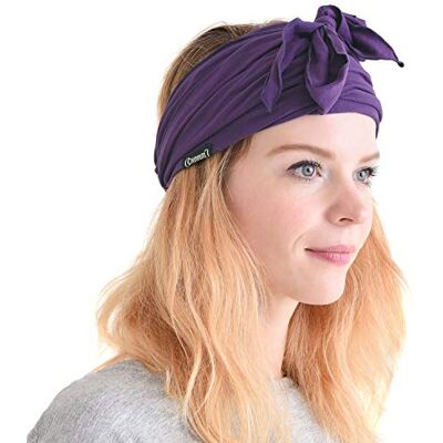 CHARM Bandana hoofdband voor heren Hoofdband voor dames Paars Brede hoofdband voor dames, ninjasjaal, trainingshoofdband CHARM Bandana hoofdband voor heren Hoofdband voor dames Paars Brede hoofdband voor dames, ninjasjaal, trainingshoofdband