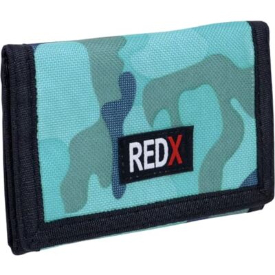Red X Drievoudige camouflage canvas portemonnee voor heren of jongens, Blauw (Navy Blue), Eén maat, Hedendaags Red X Drievoudige camouflage canvas portemonnee voor heren of jongens, Blauw (Navy Blue), Eén maat, Hedendaags