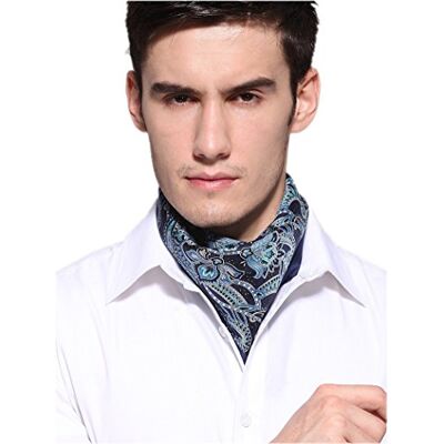 Prettystern Bandana sjaal voor heren, klein, vierkant 53 cm X 53 cm Prettystern Bandana sjaal voor heren, klein, vierkant 53 cm X 53 cm