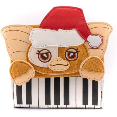 Loungefly RD-RS471792 Gremlins Gizmo Kerst Rits Portemonnee Unisex Kinderen Unieke Kleur, Pluche, Casual Loungefly RD-RS471792 Gremlins Gizmo Kerst Rits Portemonnee Unisex Kinderen Unieke Kleur, Pluche, Casual