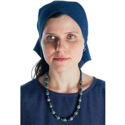 HEMAD Laudamie Middeleeuwse katoenen sjaal wit, beige, zwart, rood, bruin, groen, blauw, Blauw, Eén maat Eén maat HEMAD Laudamie Middeleeuwse katoenen sjaal wit, beige, zwart, rood, bruin, groen, blauw, Blauw, Eén maat Eén maat