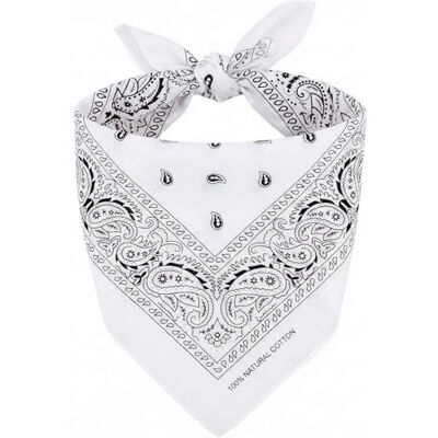 Keystone Peak KP Bandana wit 100% katoen en natuurlijke vezels witte sjaal zonder polyester hoogwaardige kwaliteit zacht, duurzaam en machinewasbaar bandana heren uniseks en kinderen 54 cm x 54 cm Keystone Peak KP Bandana wit 100% katoen en natuurlijke vezels witte sjaal zonder polyester hoogwaardige kwaliteit zacht, duurzaam en machinewasbaar bandana heren uniseks en kinderen 54 cm x 54 cm