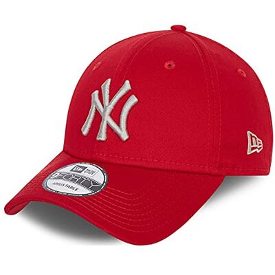 New Era Uniseks baseballpet, rood, één maat Eén maat New Era Uniseks baseballpet, rood, één maat Eén maat