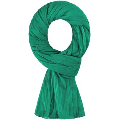 ALLEE DU FOULARD Sjaal, 100% katoen, afmetingen 200 x 110 cm, uniseks, meer dan 50 effen kleuren, Fles Groen 110 x 200 cm ALLEE DU FOULARD Sjaal, 100% katoen, afmetingen 200 x 110 cm, uniseks, meer dan 50 effen kleuren, Fles Groen 110 x 200 cm