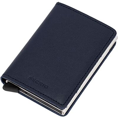 Secrid Slimwalletvintage, reisaccessoire Kaarthouder in envelopstijl, Navy Blauw, Kleine portemonnee Secrid Slimwalletvintage, reisaccessoire Kaarthouder in envelopstijl, Navy Blauw, Kleine portemonnee