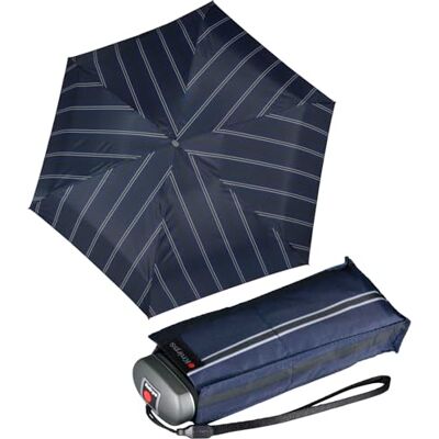Knirps Reiszakparaplu, Veelkleurig (Navy Zwart Wit) Knirps Reiszakparaplu, Veelkleurig (Navy Zwart Wit)