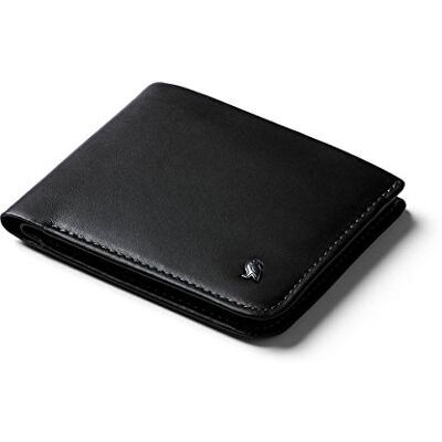 Bellroy Hide & Seek, slanke lederen portemonnee, RFID-versies beschikbaar (max. 12 kaarten en tickets) Black Bellroy Hide & Seek, slanke lederen portemonnee, RFID-versies beschikbaar (max. 12 kaarten en tickets) Black
