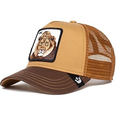 Goorin Bros. The Farm Unisex verstelbare mesh honkbalpet, Whisky (Mane Man), één maat Eén maat Goorin Bros. The Farm Unisex verstelbare mesh honkbalpet, Whisky (Mane Man), één maat Eén maat