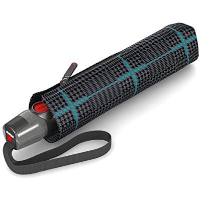 Knirps Shanghai T.200 Duomatic Zakparaplu stabiel en stormbestendig, Sherlock Aqua, Zakparaplu met automatisch openen en sluiten. Knirps Shanghai T.200 Duomatic Zakparaplu stabiel en stormbestendig, Sherlock Aqua, Zakparaplu met automatisch openen en sluiten.