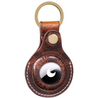 STILORD Horus AirTag Sleutelhanger van leer, hoogwaardige sleutelorganizer, robuuste krasbestendige leren beschermhoes voor AirTags, echt leer voor een elegante look, kleur: STILORD Horus AirTag Sleutelhanger van leer, hoogwaardige sleutelorganizer, robuuste krasbestendige leren beschermhoes voor AirTags, echt leer voor een elegante look, kleur: