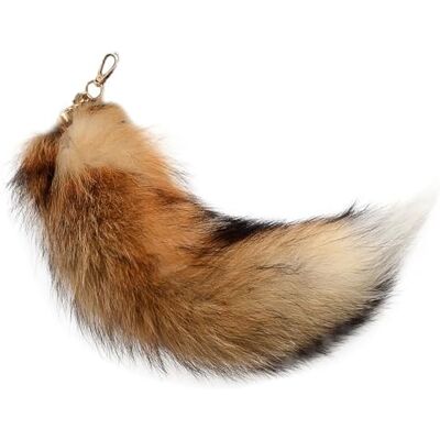 ChongKuan Hanger met vossenstaart van imitatiebont, met vossenstaart hanger, 28 ChongKuan Hanger met vossenstaart van imitatiebont, met vossenstaart hanger, 28