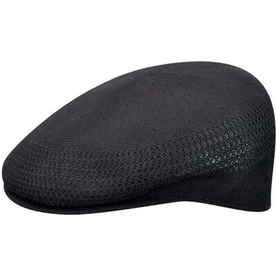 Kangol Horizon Blue 504 Ventair Pet Dames/Heren Platte hoed met klep voor Lente/Zomer, Zwart/Goud, M M Kangol Horizon Blue 504 Ventair Pet Dames/Heren Platte hoed met klep voor Lente/Zomer, Zwart/Goud, M M