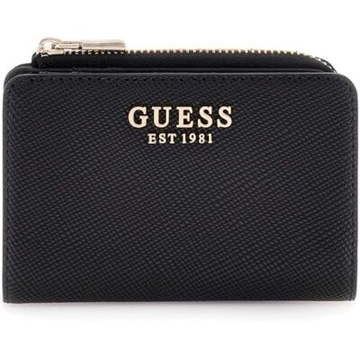 Guess Laurel II SLG Zip Around Card Case Portemonnee Zwart Guess Laurel II SLG Zip Around Card Case Portemonnee Zwart
