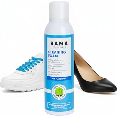 Bama Reinigingsschuim voor schoenen, tassen en jassen – afstotende technologie, milieuvriendelijk, 150 ml 150ml Bama Reinigingsschuim voor schoenen, tassen en jassen – afstotende technologie, milieuvriendelijk, 150 ml 150ml