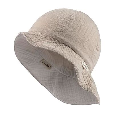 Sterntaler Wende-sonnenhut Uni mousseline zonnehoed omkeerbaar chiffon effen meisjes, Beige 47 Sterntaler Wende-sonnenhut Uni mousseline zonnehoed omkeerbaar chiffon effen meisjes, Beige 47