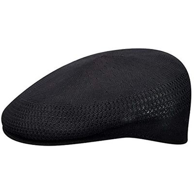 Kangol Headwear Tropic 504 Ventair platte pet, zwart, S-M S-M Kangol Headwear Tropic 504 Ventair platte pet, zwart, S-M S-M